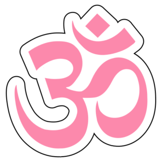 Hinduism Sticker (Pink)